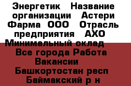 Энергетик › Название организации ­ Астери-Фарма, ООО › Отрасль предприятия ­ АХО › Минимальный оклад ­ 1 - Все города Работа » Вакансии   . Башкортостан респ.,Баймакский р-н